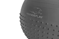 М'яч для фітнесу PowerPlay 4003 із насосом, 65 см, Light Grey