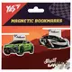 Закладка магнитная для книги YES Super Street drift 708118 2 шт