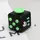 Кубик антистресс Fidget Cube 14555 3.5х3.5х4 см черный с салатовым