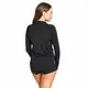 Женский лонгслив Zoggs Full Zip Sun Top UPF 50+ черный XS