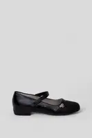 Туфли детские лаковые, цвет черный, 244R3097