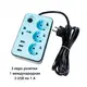 Сетевой удлинитель XoKo SP-3-3-1 2 м 3 EU розетки 1 международная розетка 3 USB