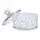 Конфетница с крышкой Ø 10 стеклянная HP-YH-20
