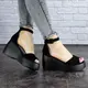 Женские босоножки Fashion Lulu 1821 40 размер 25,5 см Черный