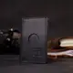 Надежный картхолдер с держателем для Apple AirTag из натуральной кожи GRANDE PELLE 11605 Черный