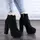 Ботинки женские Fashion Dorf 2123 39 размер 25 см Черный
