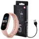 Смарт браслет M5 Smart Bracelet Фитнес трекер Watch Bluetooth. Цвет розовый