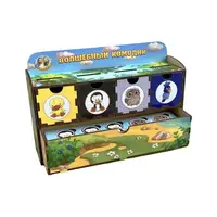 Деревянная настольная игра "Птицы" Ubumblebees (ПСД167) PSD167 сортер-комодик