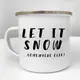 Кружка металлическая Camper Let it snow 250 мл (KRM_23S095)