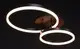 Люстра светодиодная потолочная LED светильник для квартиры на потолок лэд с пультом 27749 Черный 10х40х62 см.
