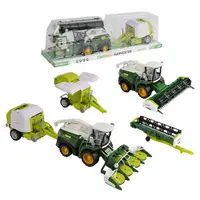 Дитячий комбайн Combine, інерція, навісне обладнання, причіп. Multicolor (152879)