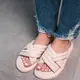 Шлепанцы женские Fashion June 3604 41 размер 26 см Бежевый
