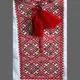 Вишиванка для хлопчика Грицько з червоно-бордовою вишивкою