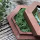 Именная коробка со мхом для свадебных колец, деревянная подставка под кольца на роспись, свадебный декор