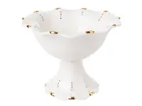 Фруктовница на ножке Lefard 946-010 15.5 см белая