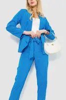 Костюм жіночий в смужку, колір синій, 246R1001