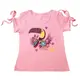 Футболка для девочки детская GABBI FT-19-14-2 Тропики Персиковый на рост 74 (11684)