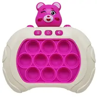 Электронная приставка Pop It консоль Quick Push Puzzle Game Fast ZZ-11(Pink)