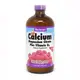 Витамины и минералы Bluebonnet Calcium Magnesium Citrate plus Vitamin D3, 472 мл Малина