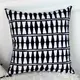 Подушка декоративная Soft Black and white ornament 45х45 см (45PST_FLORA009)