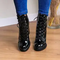 Ботильйони жіночі Fashion Dream 3263 37 розмір 24 см Чорний
