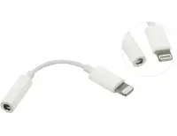 Адаптер навушників (перехідник) Lightning — 3.5 mm Jack для Apple iPhone JH-5A/JBC-076A (90291)