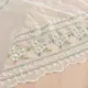 Ткань тюль фатин с вышивкой Марсель V-3 бірюза