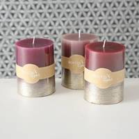 Свеча розовый воск h10 d7см 1015388 Boltze 1015388
