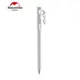 Колок стальной Naturehike NH19PJ014, 25 см, серый