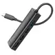 Переходник HOCO Easy safety 4-in-1 Adapter HB41 |Type-C to USB3.0+USB2.0x3||L=0.2M|