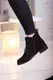 Ботинки женские Fashion Daffie 2649 40 размер 25 см Черный