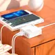 Адаптер сетевой HOCO Vision five-port charger C114A |4USB/1Type-C, PD/QC, 65W/3A|