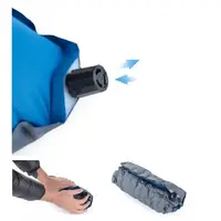 Самонадувна подушка Naturehike Sponge automatic Inflatable Pillow UPD NH17A001-L Green