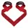 Лямки для тяги RDX S4 Gym Cotton Gel Straps Red Plus