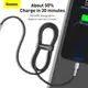 Кабель BASEUS Type-C to Lightning Cafule Series Metal Data Cable |1M, 20W, PD| (CATLJK-A05)