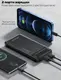 Внешний портативный акумулятор (УМБ) Power Bank Awei P5K 10000mAh Black (8141)