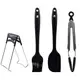 Набор кухонных принадлежностей MasterPro Foodies collection BGMP-7183 4 предмета черный
