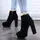 Ботинки женские Fashion Dorf 2123 39 размер 25 см Черный