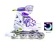 Ролики Scale Sports. White-Violet (размер 38-41) LF 601A-L-1