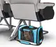 Сумка переноска для кошек и собак 42x28x28 см CosmoPet CP-47 Blue