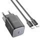 Адаптер сетевой HOCO Type-C to Type-C cable Vista single port charger N43 |Type-C, QC/PD, 30W/3A|
