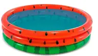 Бассейн надувной Intex Арбуз, 168см х 38 см, 581 л. Red and Green (74748)