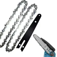 Комплект шины 20см + 2 цепи KRAFFTEC 8 шаг 1/4 47 зубов для аккумуляторной пилы
