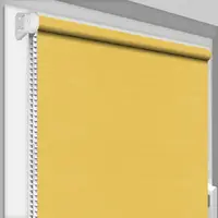 Рулонная штора Rolets Лён 1-858-2200 220x170 см открытого типа Желтая