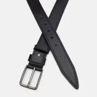 Чоловічий шкіряний ремінь Borsa Leather 115v1fx63-black