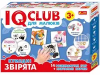 Обучающие пазлы IQ-club для малышей "Забавные зверьки" (укр)