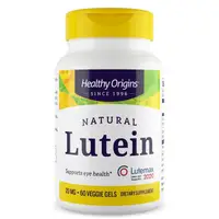 Натуральная добавка Healthy Origins Lutein 20 mg, 60 вегакапсул