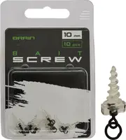 Винт для бойлов Brain Bait Screw 10mm (10 шт/уп) Clear SGXA-09