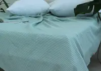 Простирадло-покривало піке 200х235 см. Косичка блакитна