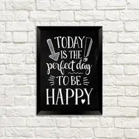 Постер в рамке To be happy 15x21 см (MT5_18A020)